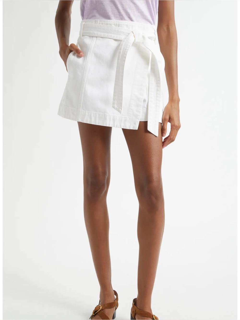 Veronica Beard Agee Denim Skort EUC